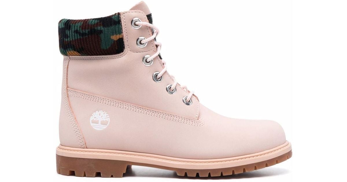 Timberland Boots Pink | Lyst