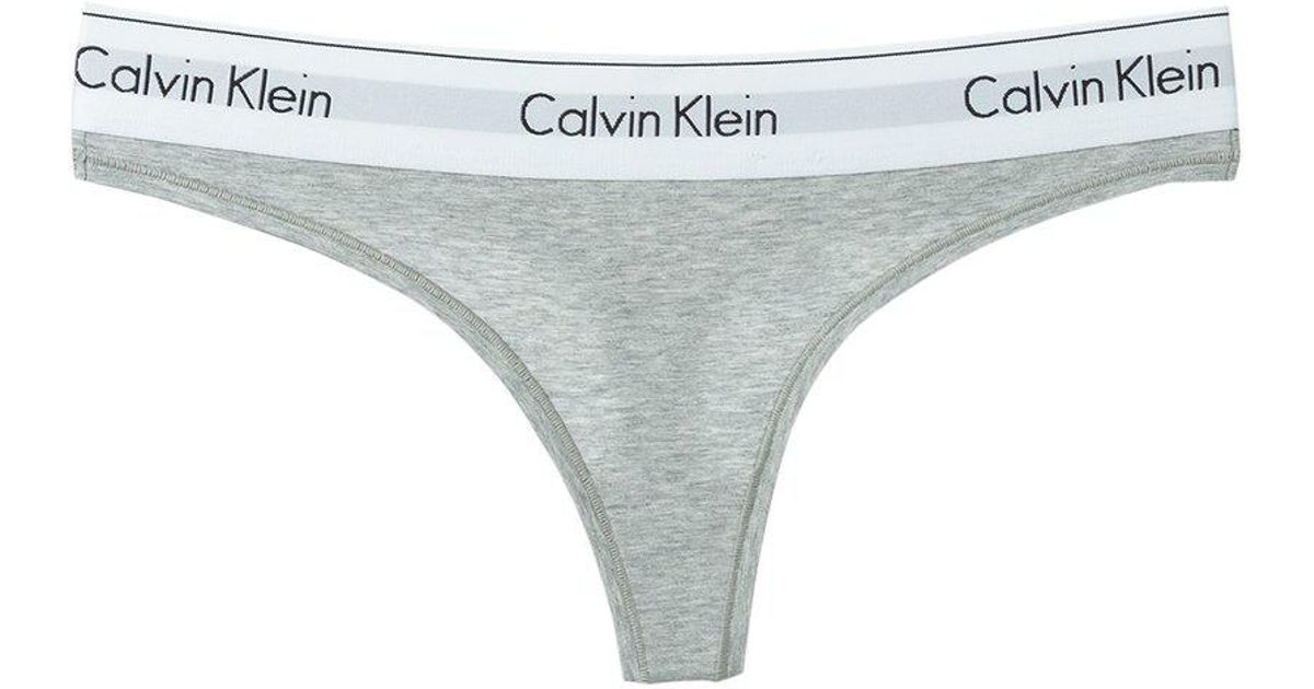 calvin klein gray thong