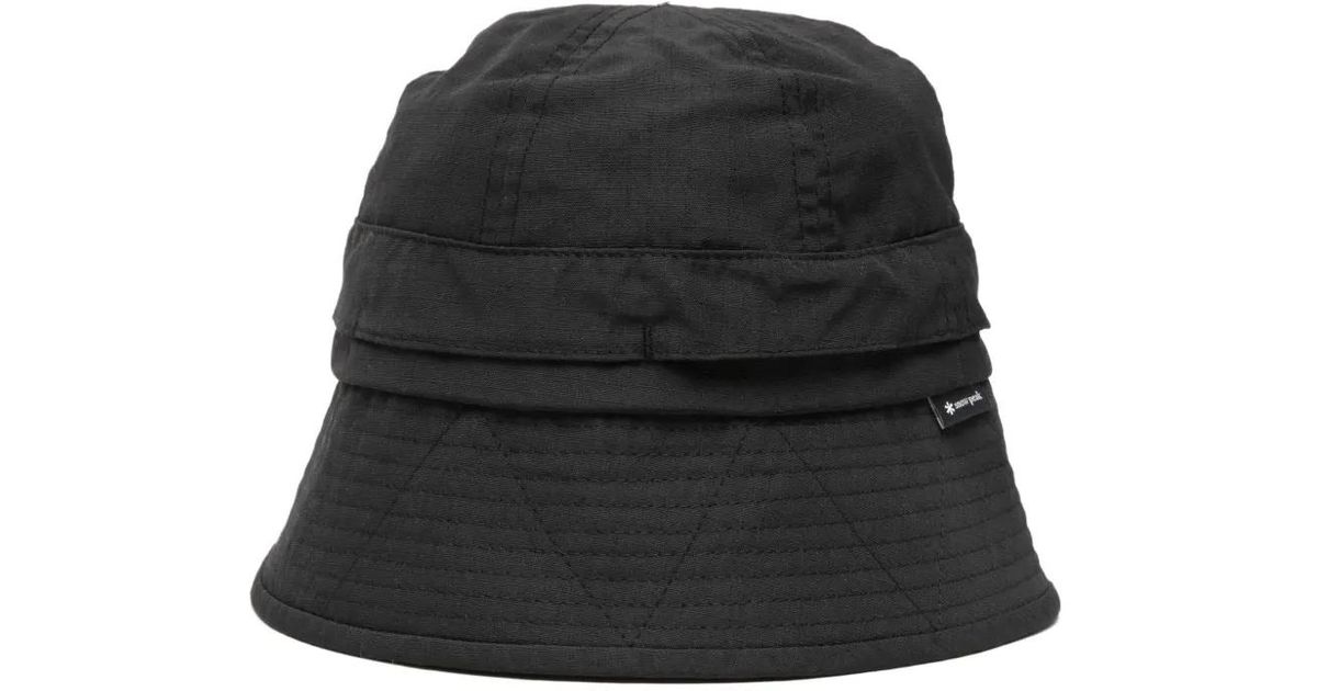 Snow Peak Quilted Bucket Hat in Black Lyst UK