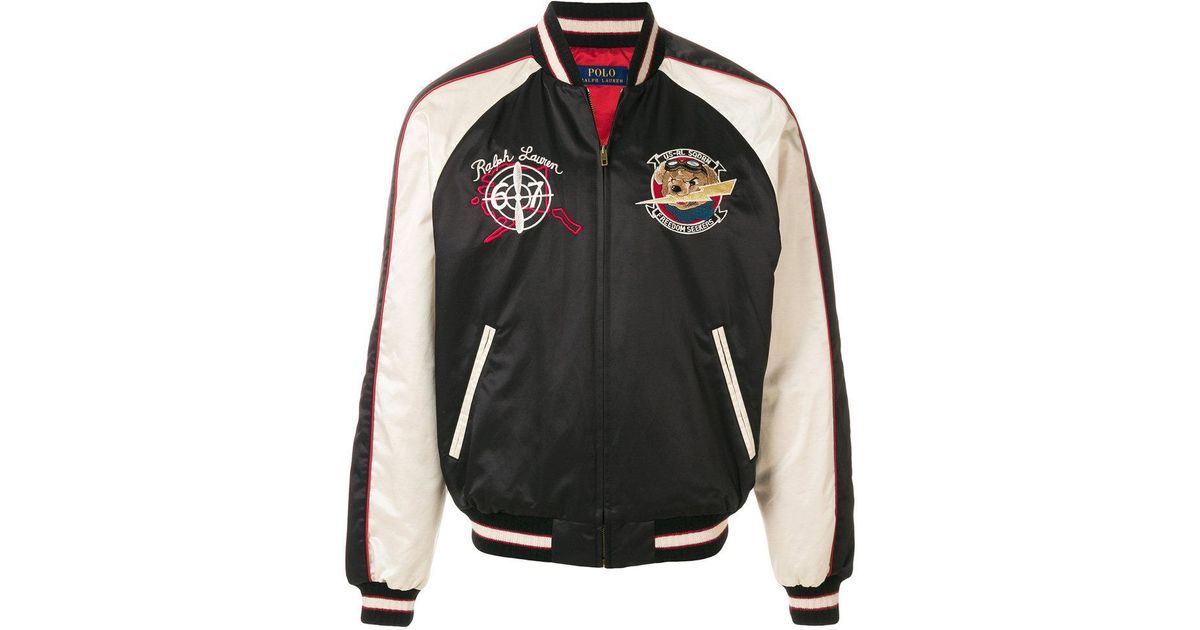 polo bear bomber jacket