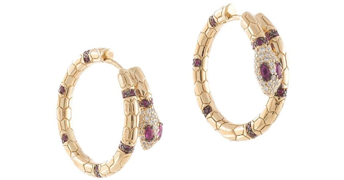 Apm monaco shop snake earring