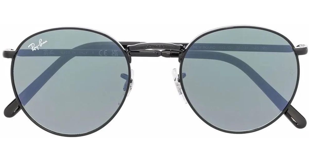 Ray Ban Ronde Ray-Ban Round-Frame Sunglasses in Blue | Lyst