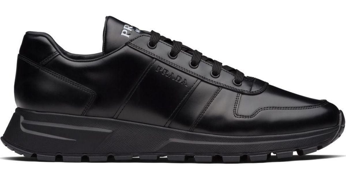 Prada 01 Low-top Sneakers in Black for Men | Lyst UK