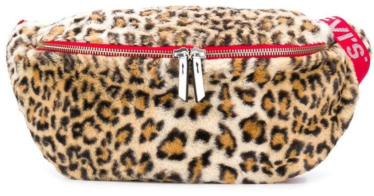 Levi's Leopard Print Belt Bag in Brown - Lyst