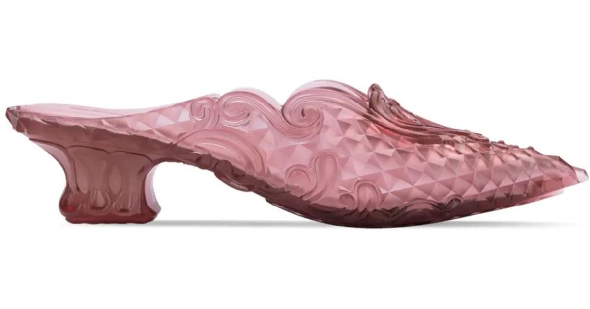 Y. Project X Melissa 40Mm Court Mules in Pink | Lyst UK