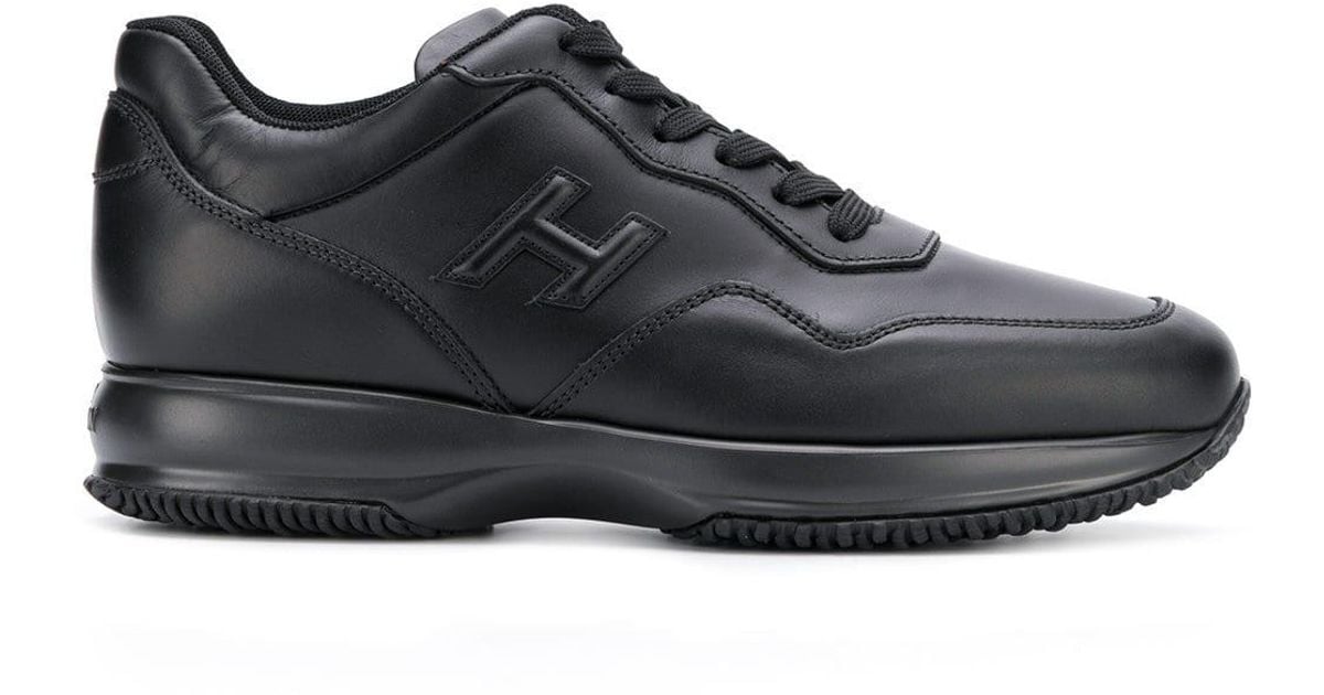 Hogan Leather Interactive Sneakers in Black for Men Lyst