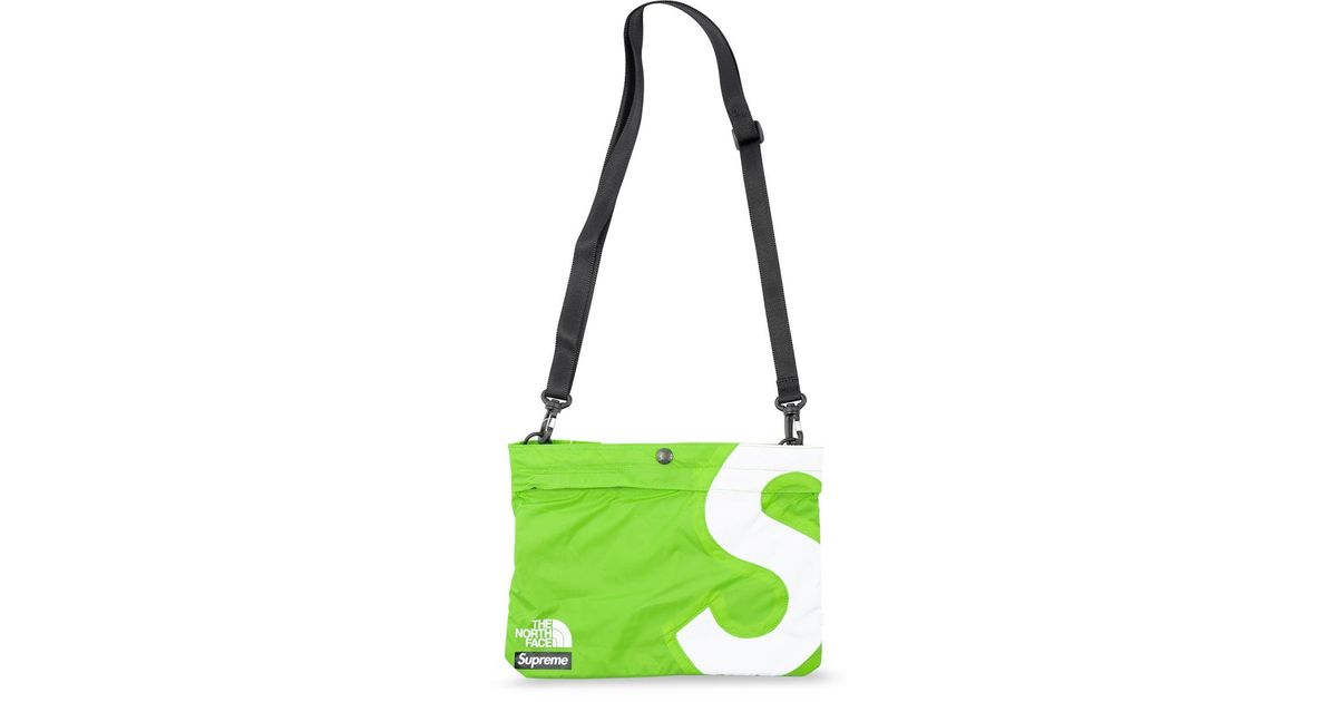 Supreme Synthetic X The North Face S Logo Shoulder Bag in Green 