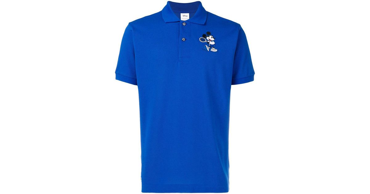 Polo Tennis Mickey Mouse Lacoste pour homme en coloris Bleu | Lyst