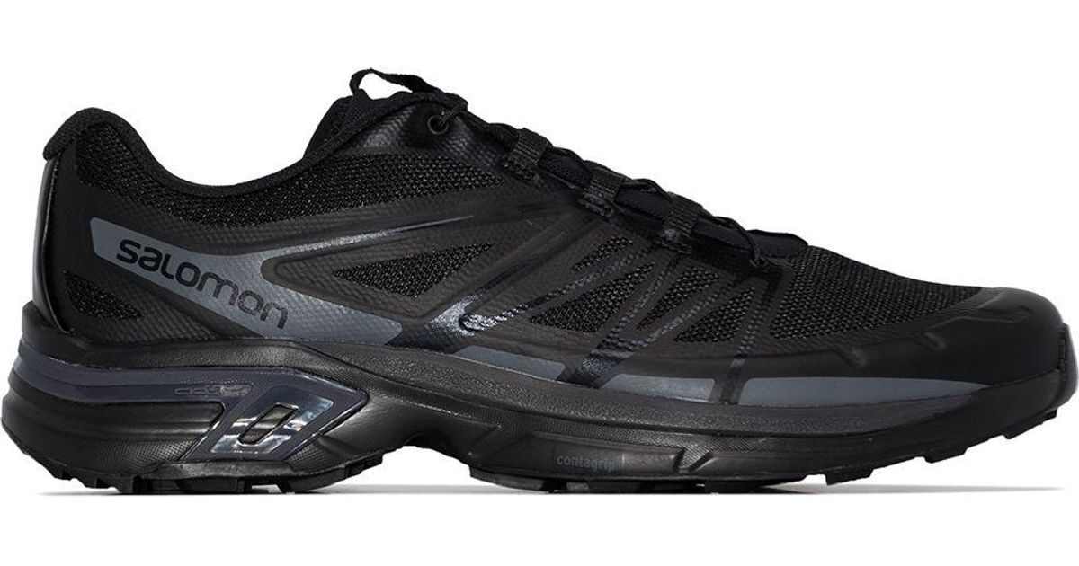salomon xt wings 2 trainers in black tan