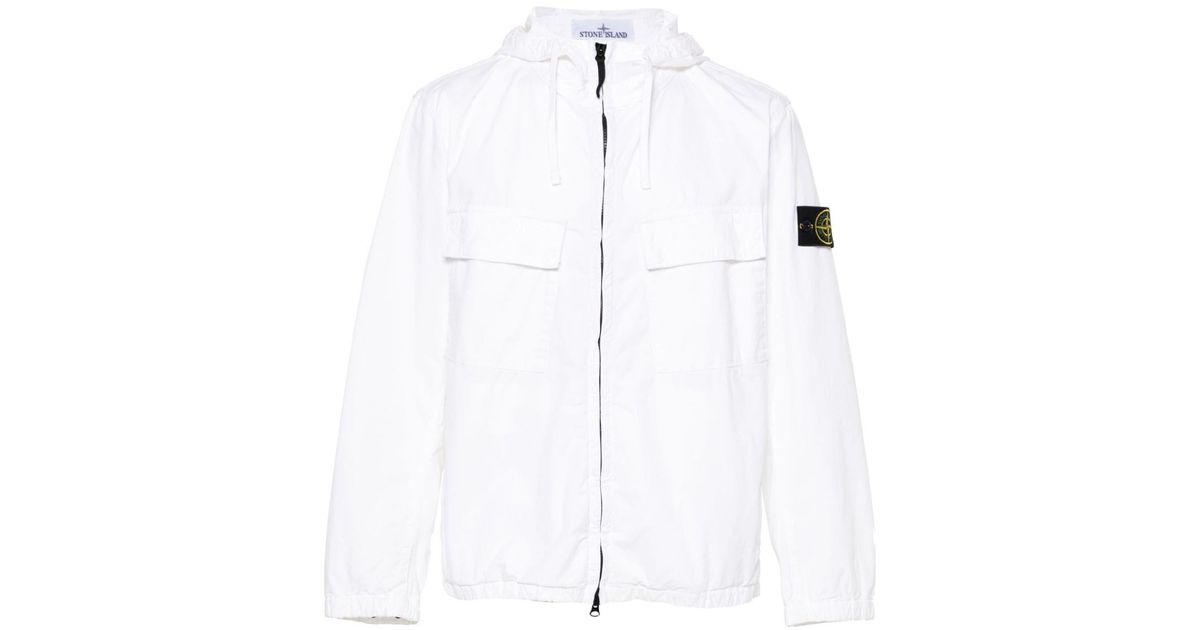 Stone Island 42610 Supima Cotton Twill Stretch-tc in White for Men