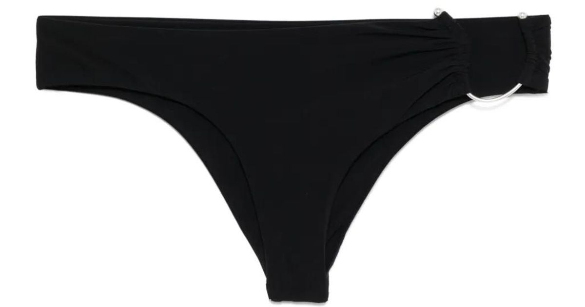 Christopher Esber Ruched Crescent Side Brief in Black | Lyst