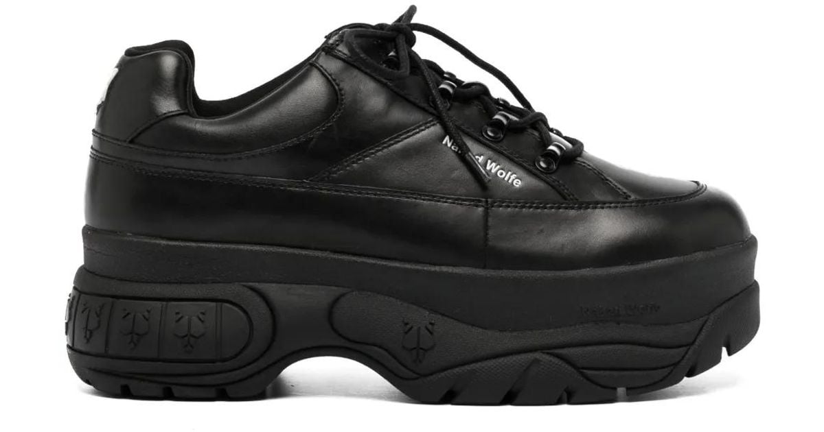 Naked Wolfe チャンキー スニーカー ブラック | Lyst