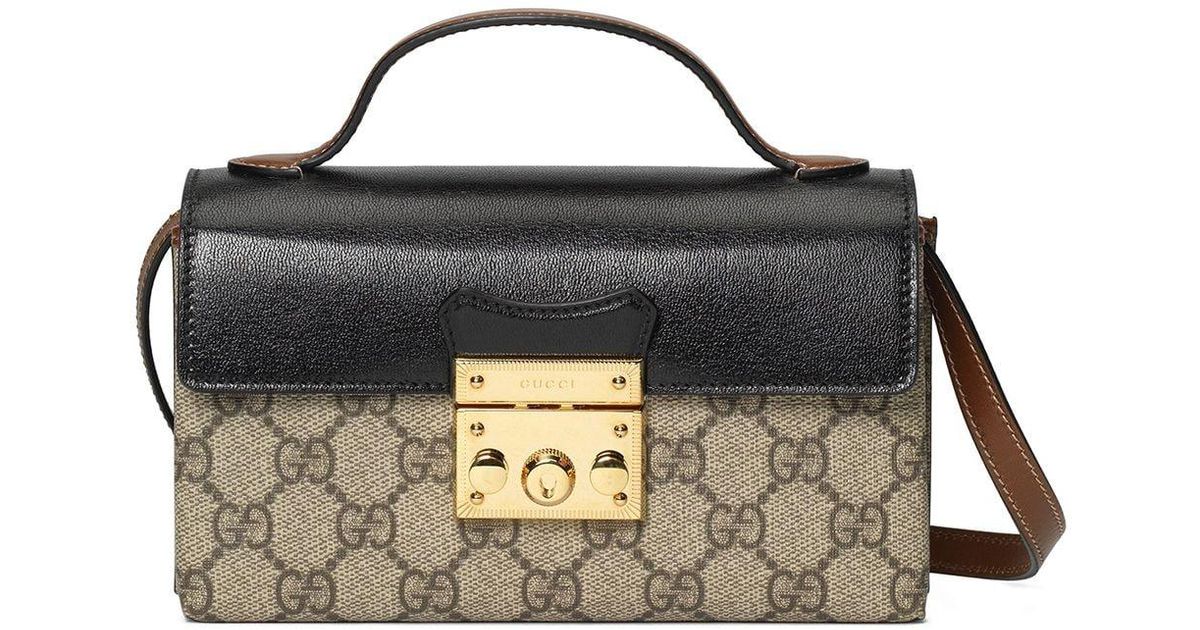 Mini borsa padlockGucci in Materiale sintetico di colore Neutro - 7% di  sconto | Lyst