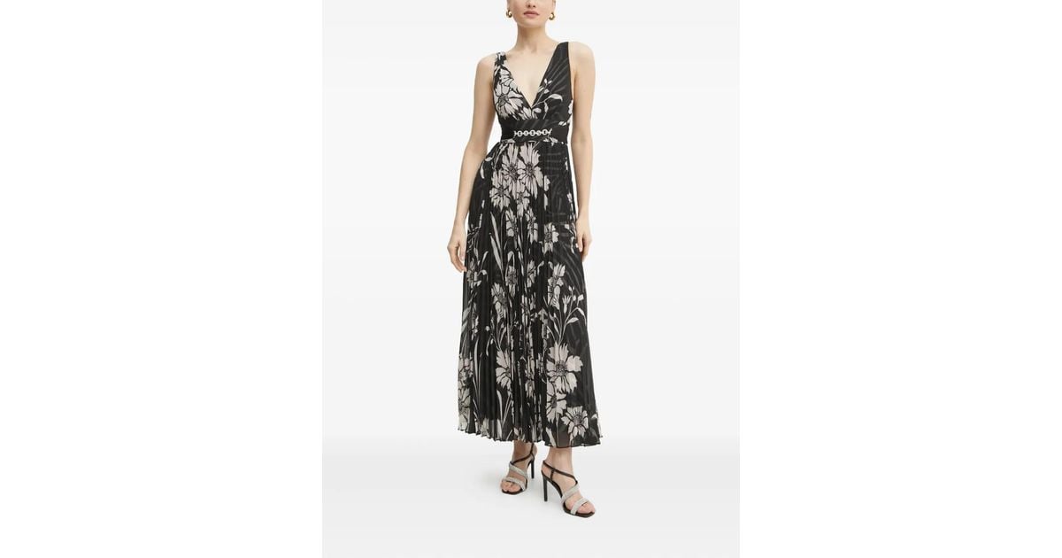 marciano by guess pleated dress Marciano by Guess "Bela" Metallic Pleated Satin Old Hollywood Dress Size 4