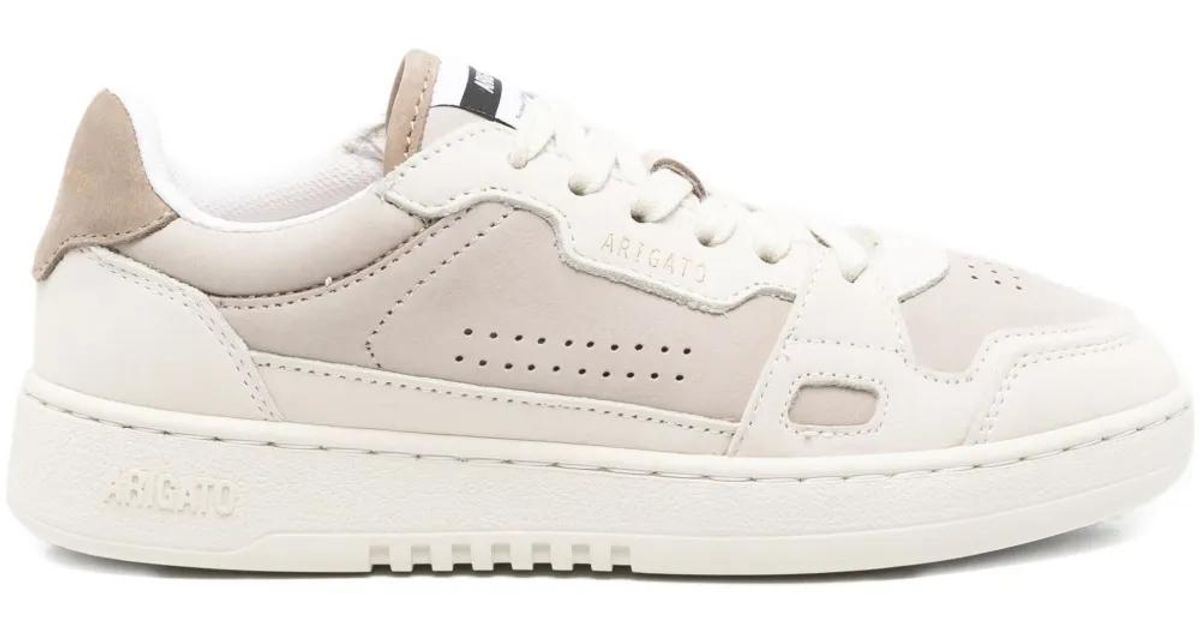 Axel Arigato Dice Perforated Panelled Sneakers in White | Lyst