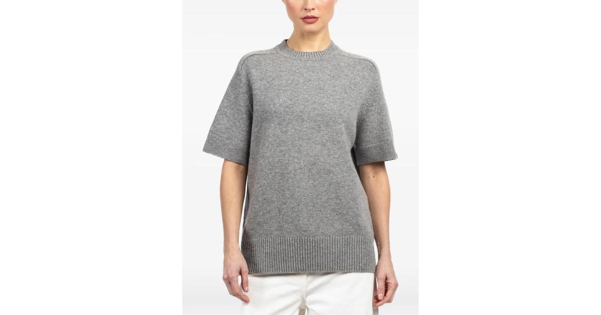 Extreme Cashmere ショートスリーブ セーター グレー | Lyst