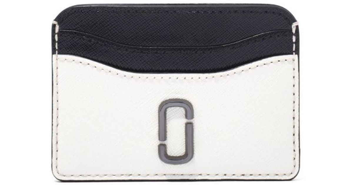 Marc Jacobs The Snapshot Leather Card Holder in White Lyst