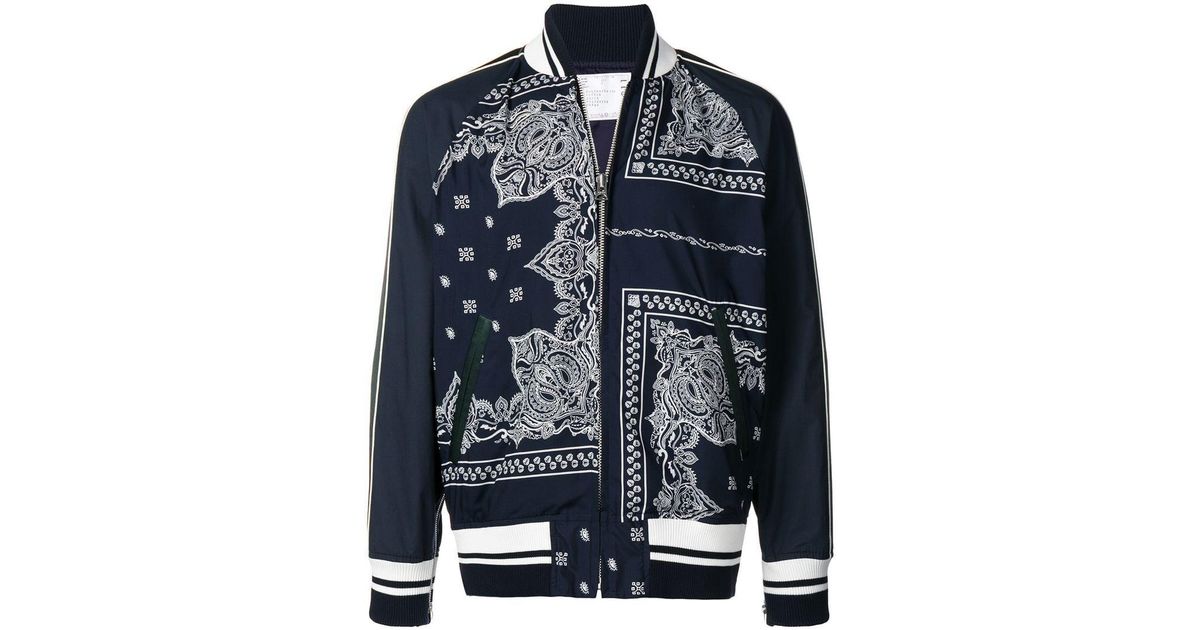 bandana bomber jacket