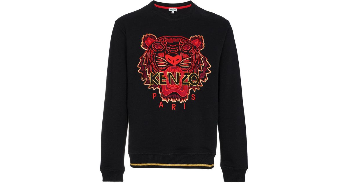 black and red kenzo sweater