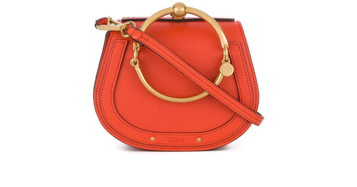 orange chloe bag
