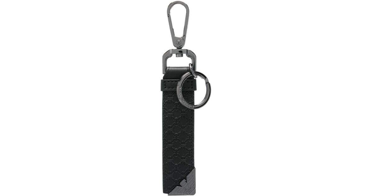 Emporio Armani Keychain Accessories in White for Men Lyst