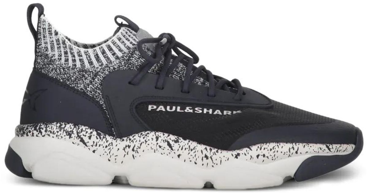 Shark Inert Paul & Shark Shark Insert Trainers in Blue for Men | Lyst