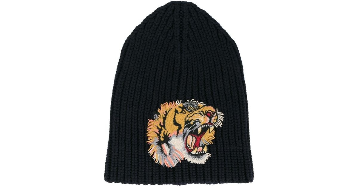 gucci tiger beanie