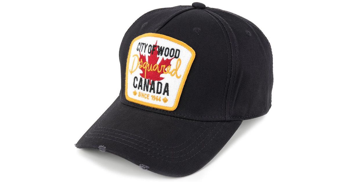 dsquared wood hat