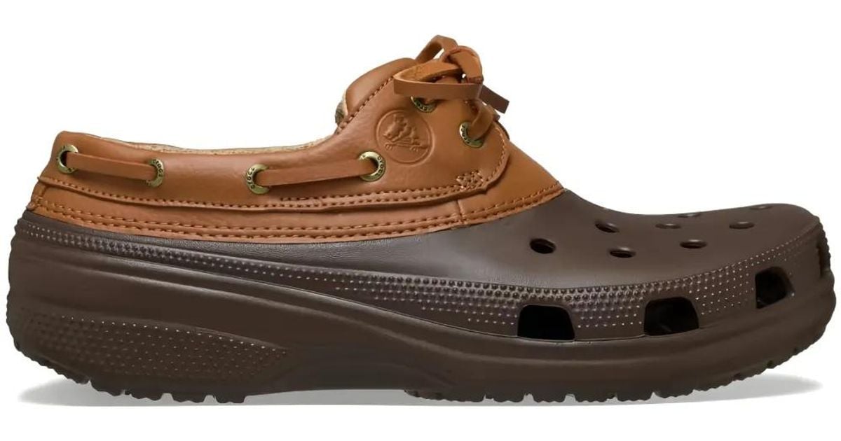 Crocs Mariners Crocs™ Classic Boat Shoe Sandals in Brown for Men | Lyst