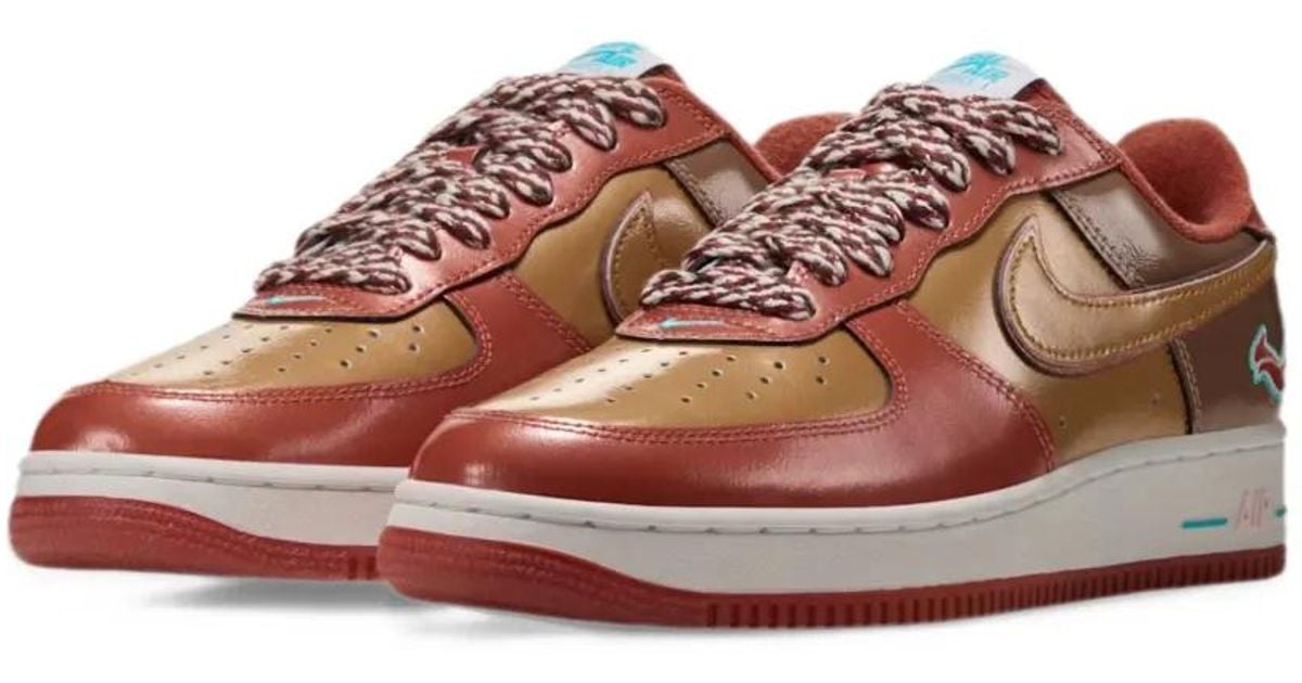 Nike X Nigo X J-Hope Air Force 1 '01 Burnt-Sunrise And Metallic ...