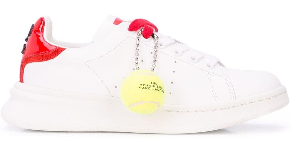 Marc Jacobs Leather The Tennis Shoe Sneakers in White for Men - Save 7% ...