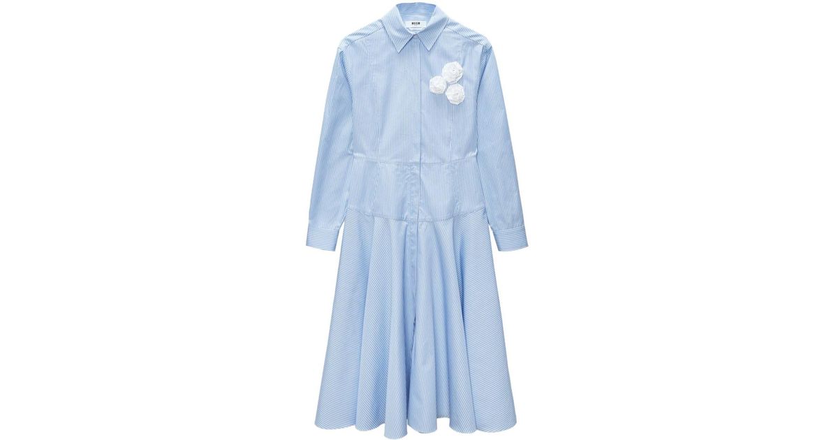 Msgm striped dress sales
