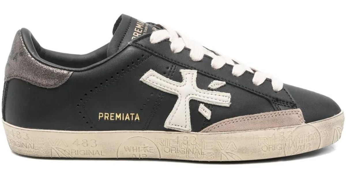 Premiata Steven Sneakers in Black | Lyst