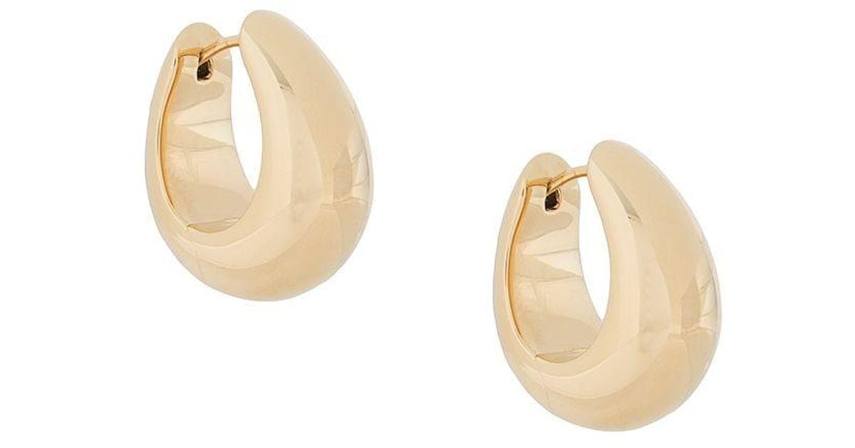 Tom Wood Medium Ice Hoops in Metallic | Lyst