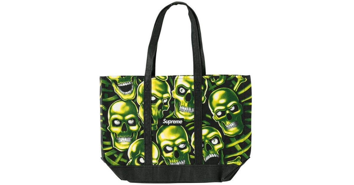 supreme skull green