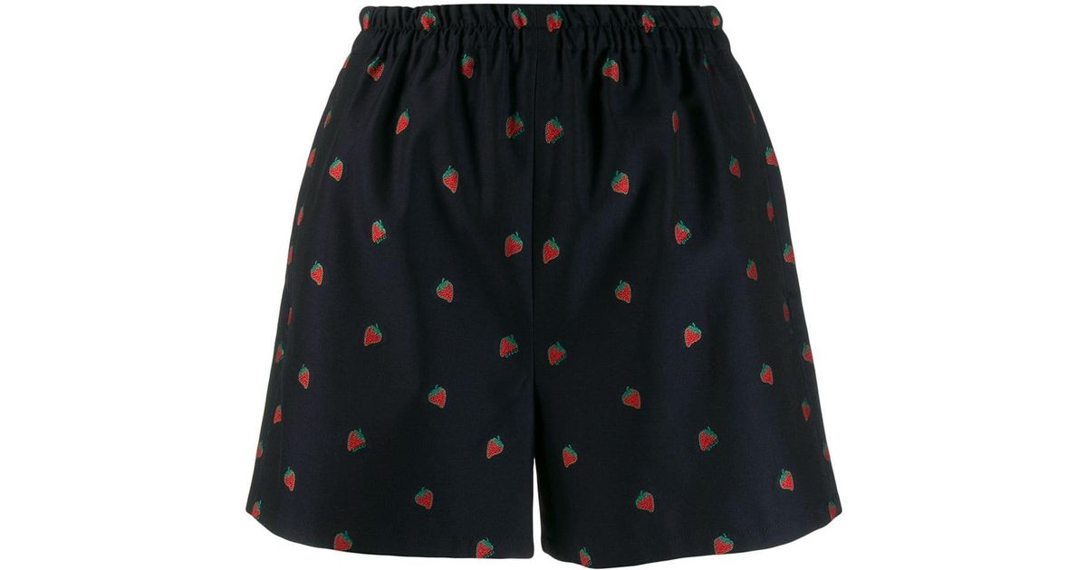 gucci strawberry shorts
