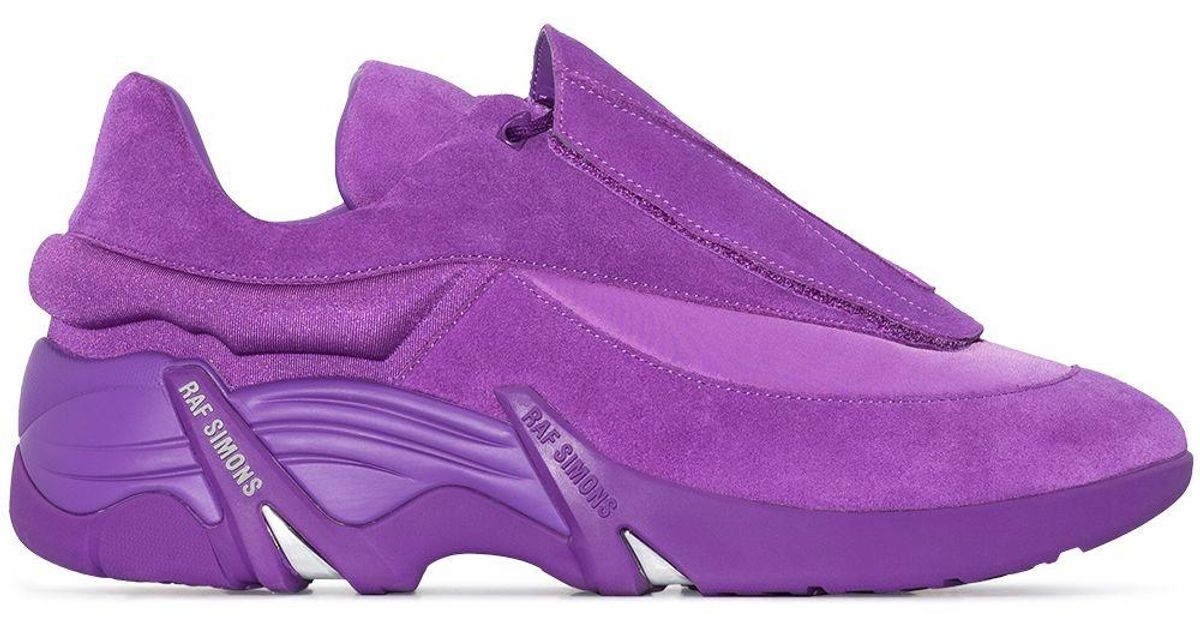 Raf Simons Antei Suede Low-top Sneakers 