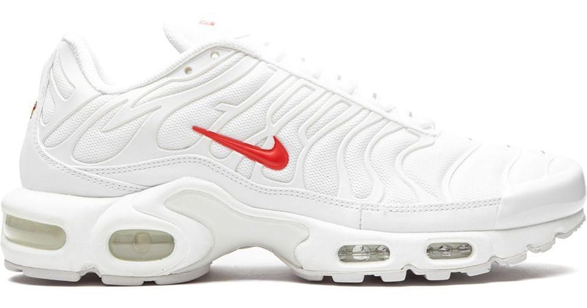 Nike X Supreme Air Max Plus Sneakers in White for Men Lyst