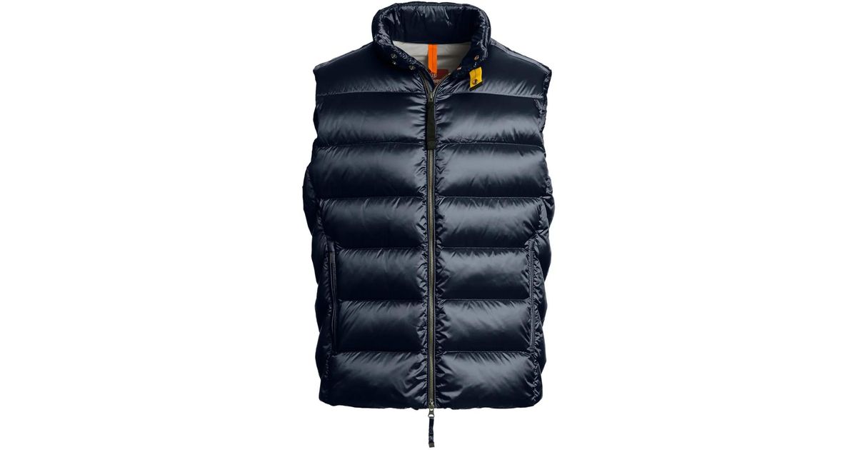 Parajumpers Gesteppte Daunenweste in Blau für Herren Lyst DE