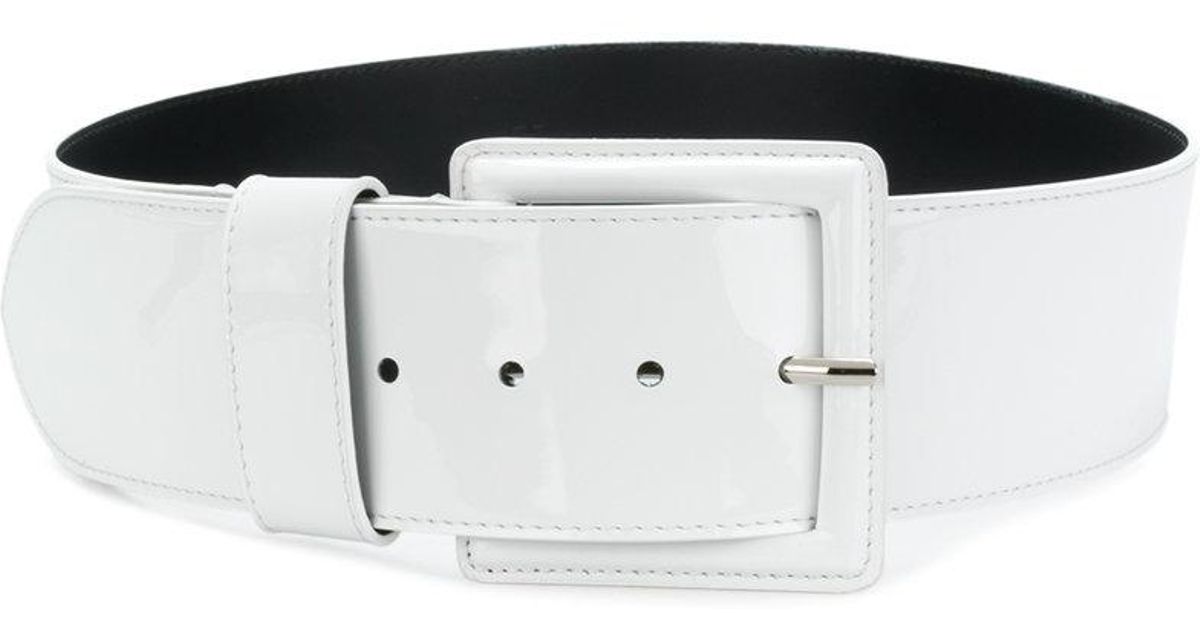 White belt square buckle Clearance