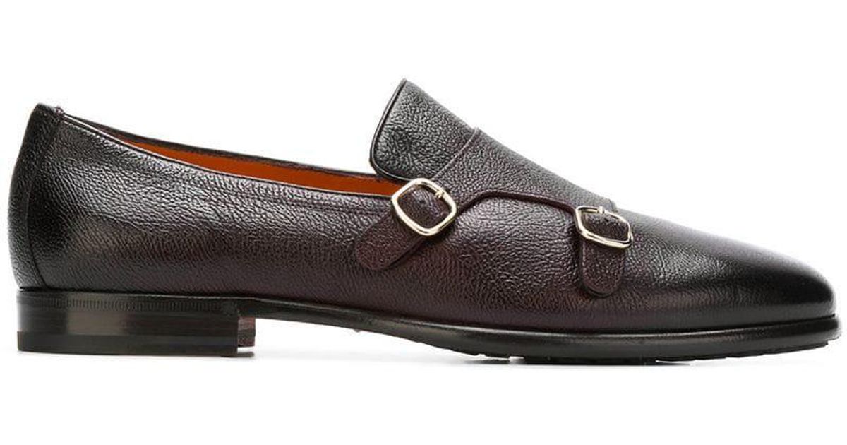 santoni monkstrap