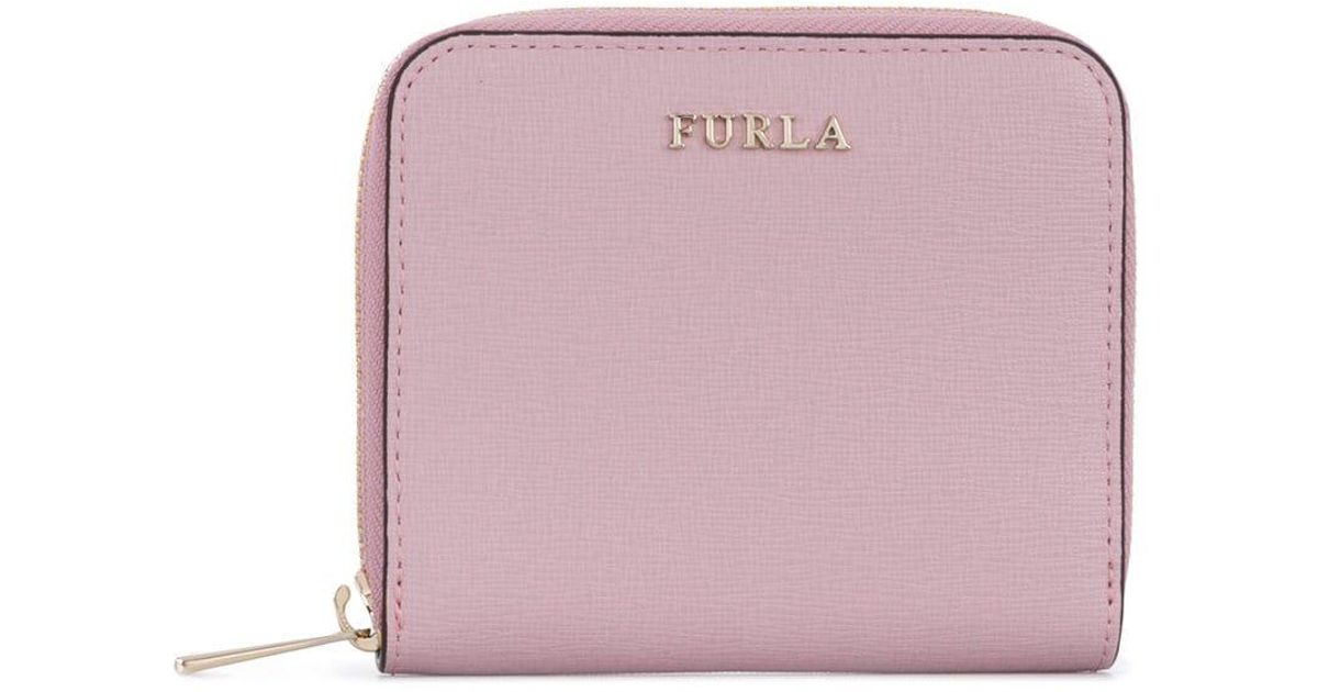 Furla Leather Babylon Coin Purse in Pink Lyst