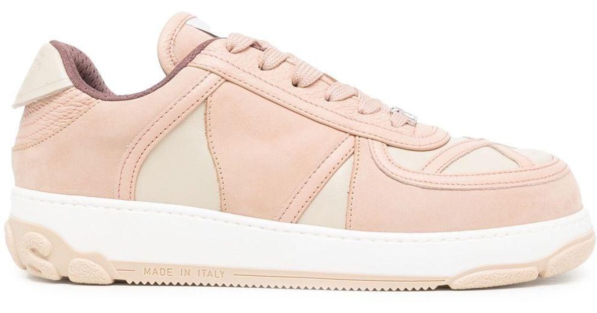 Gcds Nami Panelled Low-top Sneakers in Pink | Lyst UK