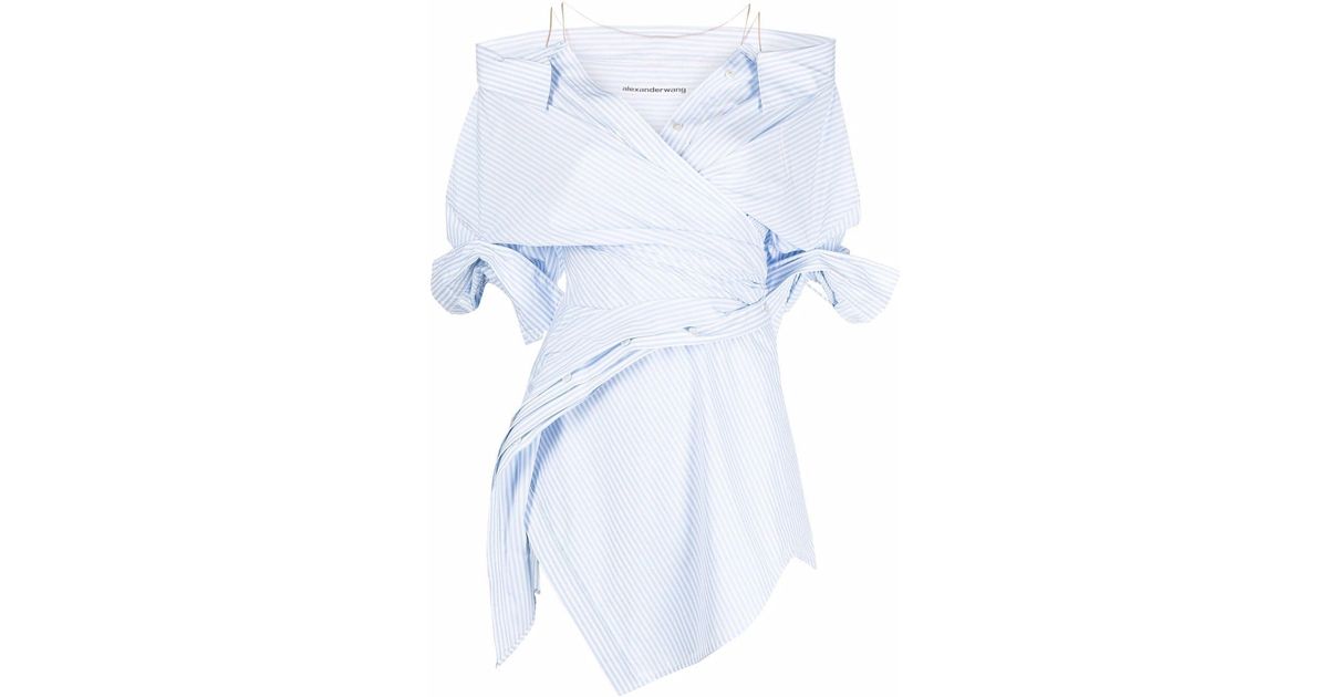 slim fit dress slacks ALEXANDER WANG FALLING SHOULDER SILK SHIRT-DRESS – Frugal Fox Boutique main image 1