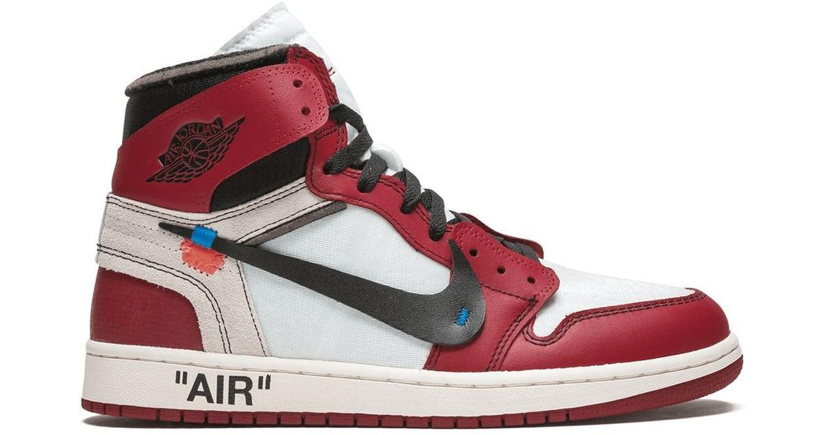 air jordan off white rouge