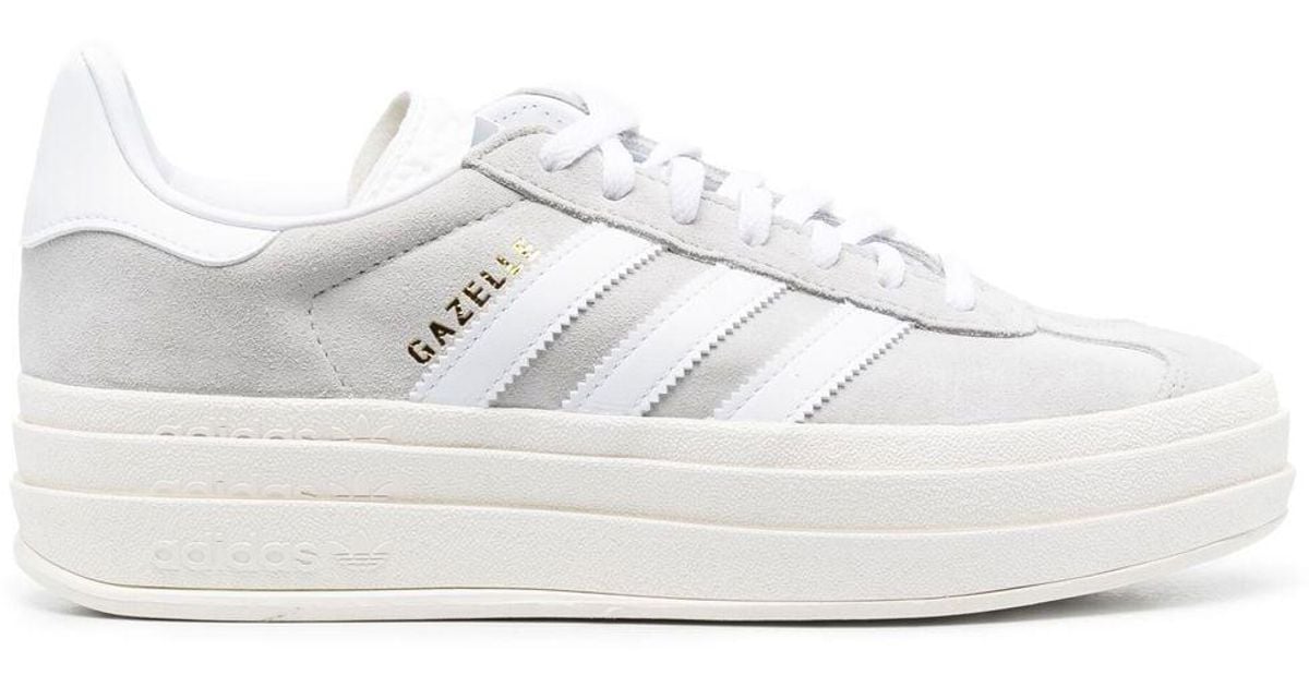 adidas Gazelle Platform Low-top Sneakers in White | Lyst