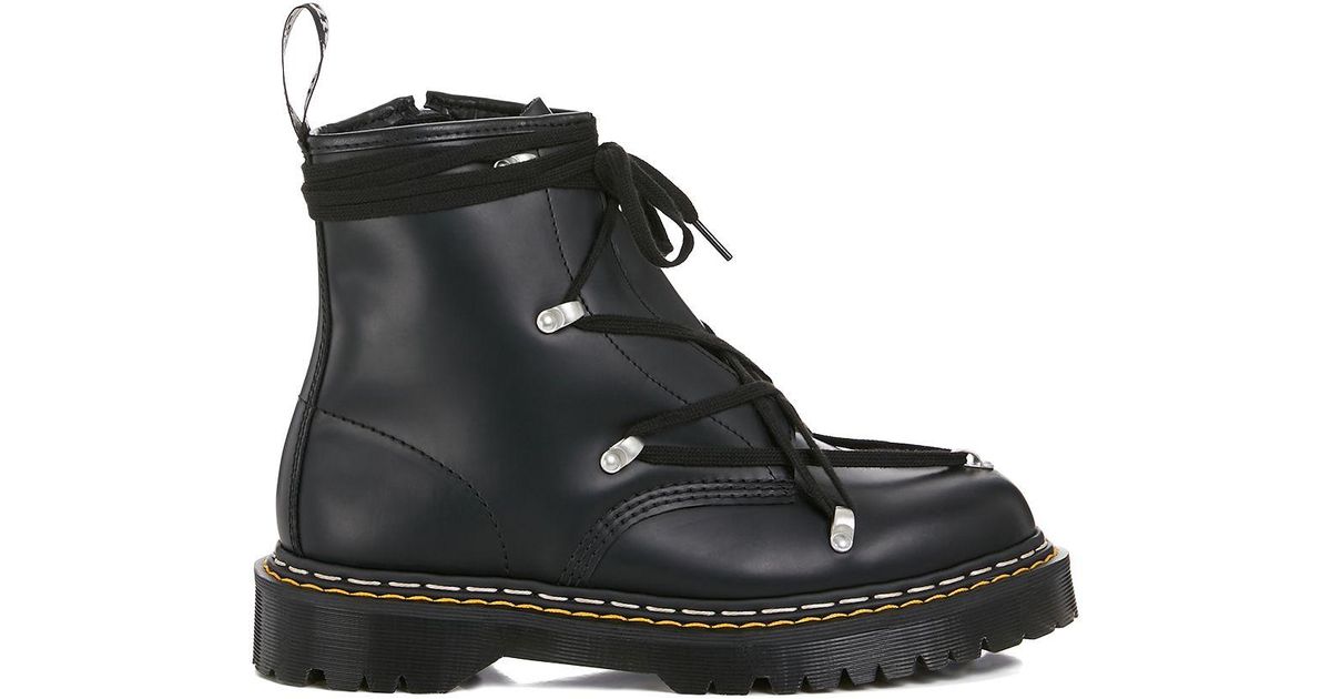 Rick Owens X Dr. Martens Black 1460 Bex Boots for Men | Lyst