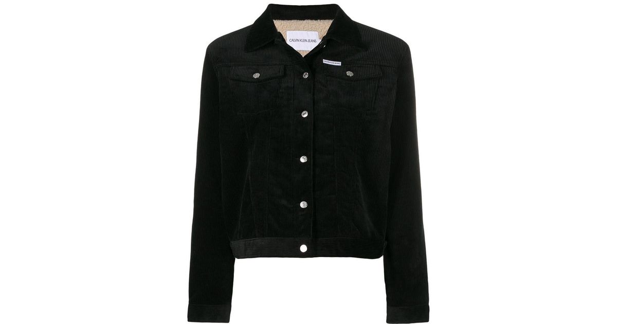 calvin klein corduroy trucker jacket