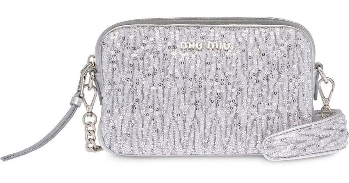 miu miu metallic bag