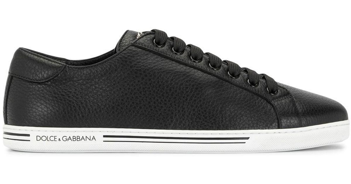 Dolce & Gabbana Buckskin Saint Tropez Sneaker in Black for Men | Lyst UK